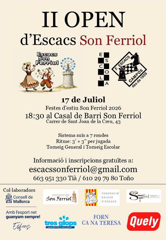 II Open Escacs Son Ferriol