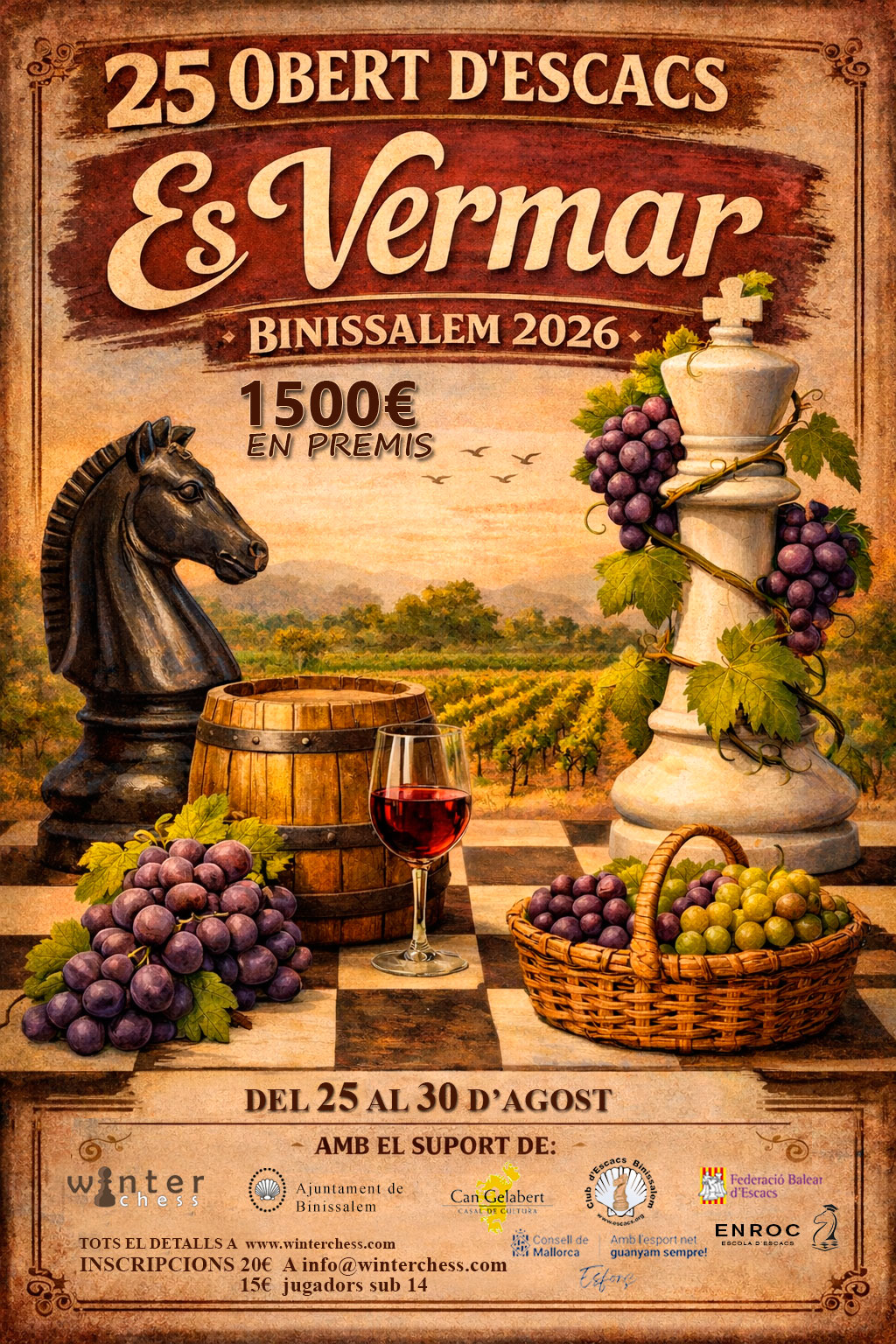 25 Obert d�escacs Es Vermar 2026
