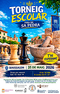 Torneig escolar fira de sa pedra 2026